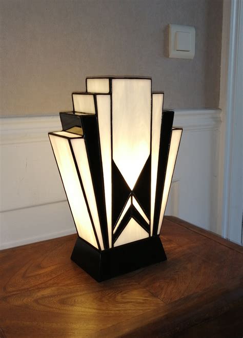 art deco lamp shade glass